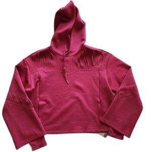 Nike Fringe Training Hoodie Burgundy Red Size L